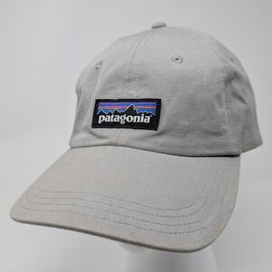 Patagonia P-6 Label Trad Cap Grey Organic Cotton Adjustable Hat STY38207
